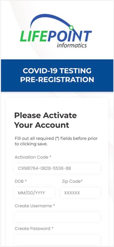 Lifepoint Informatics project screenshot